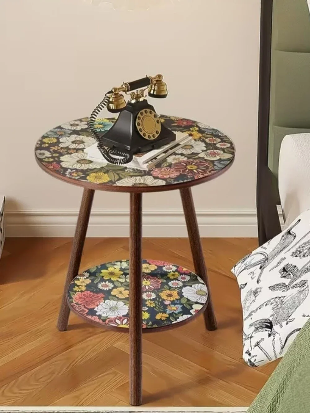 Floral Accent Side Table - Multicolor Table Only - Picture 2 of 5